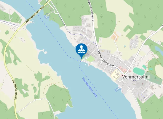 Map of Vehmersalmen Uimaranta