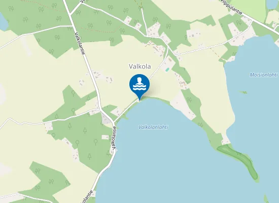Map of Valkolan Uimaranta