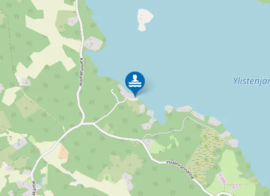 Map of Ylistenjärven Uimaranta