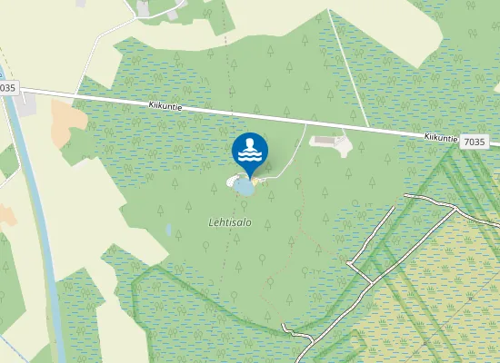 Map of Kiikun uimaranta