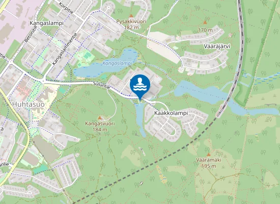 Map of Kaakkolammen uimaranta