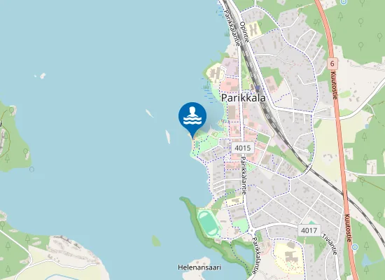 Map of Saharannan uimaranta