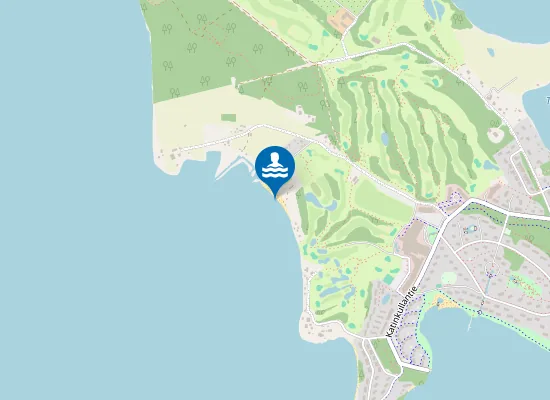 Map of Kultarannan uimaranta