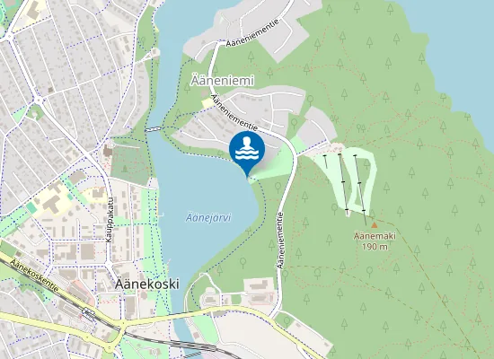 Map of Ääneniemen uimaranta