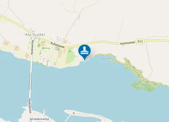 Map of Ala-Vuokin uimaranta