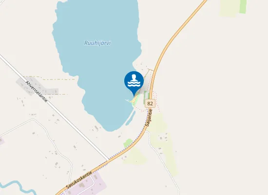 Map of Ruuhijärven Uimaranta