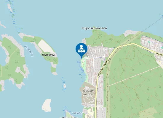 Map of Miettilänpellon ranta