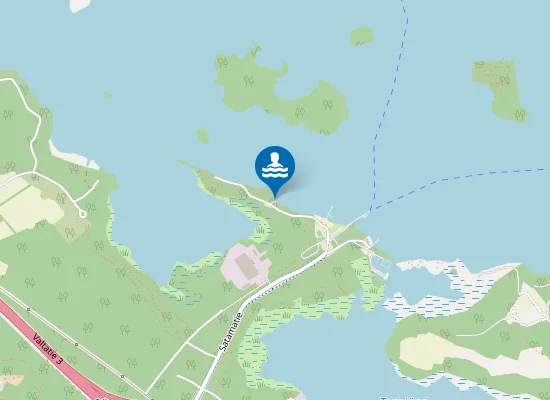 Map of Koirien uimaranta
