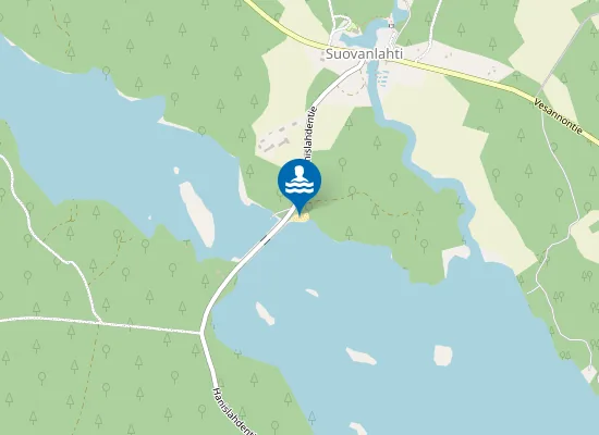 Map of Suovanlahden Uimaranta