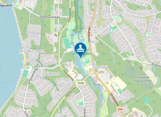 Map of Törnävän uimaranta