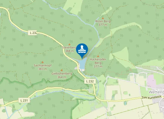 Map of KUNSTTEICH WETTELRODE