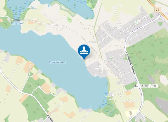 Map of Käärmelahden uimaranta