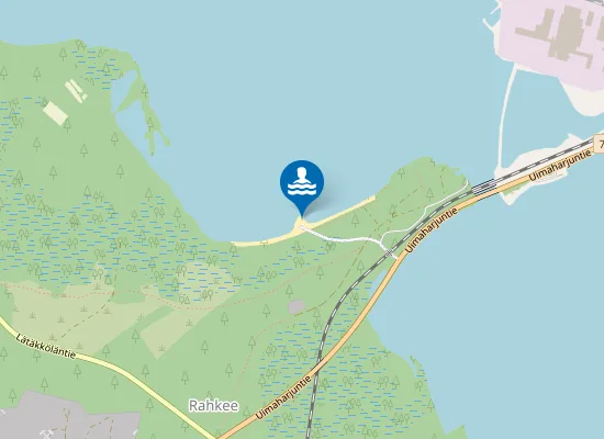 Map of Laiskan uimaranta