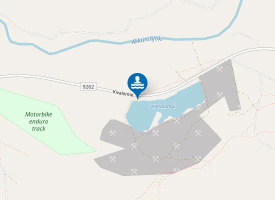 Map of Hietalammen Uintipaikka