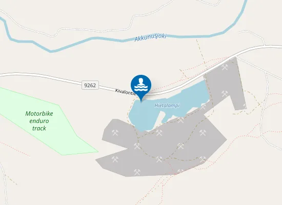 Map of Hietalammen Uintipaikka
