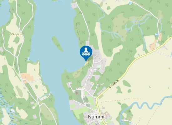 Map of Nummen uimaranta