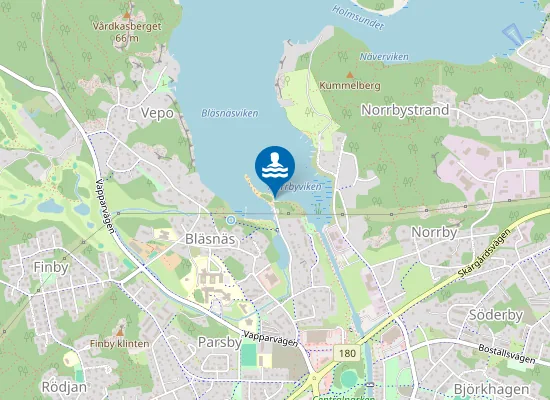 Map of Hundstrand Tassnäs