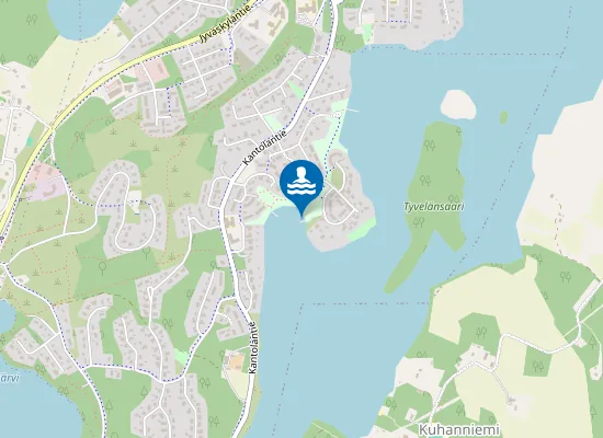 Map of Tyvelän Uimaranta
