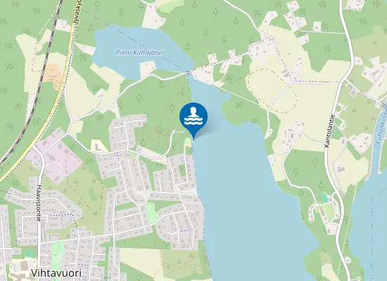 Map of Vihtavuoren uimaranta