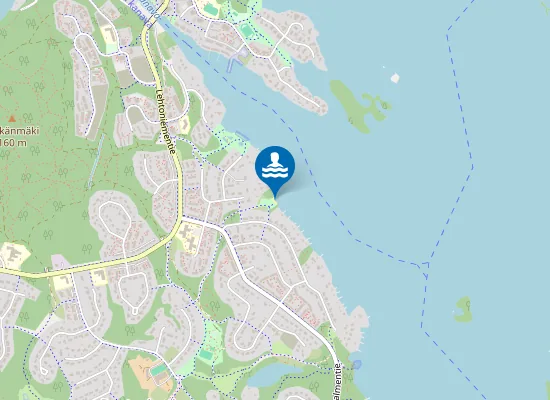 Map of Jaakkoniemen Uimapaikka