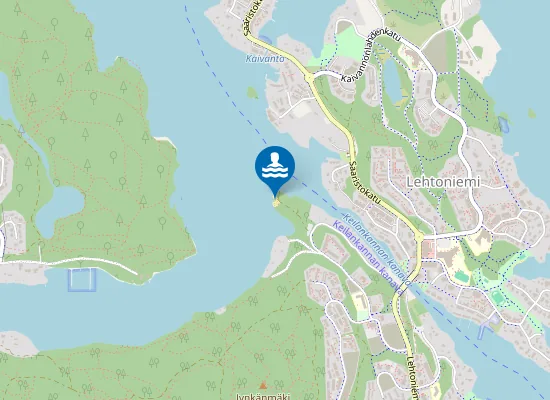 Map of Paloniemen uimaranta