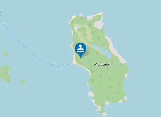 Map of Hietasalon Uimaranta