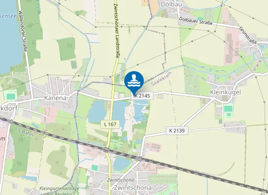 Map of FRIEDRICHSBAD ZWINTSCHOENA