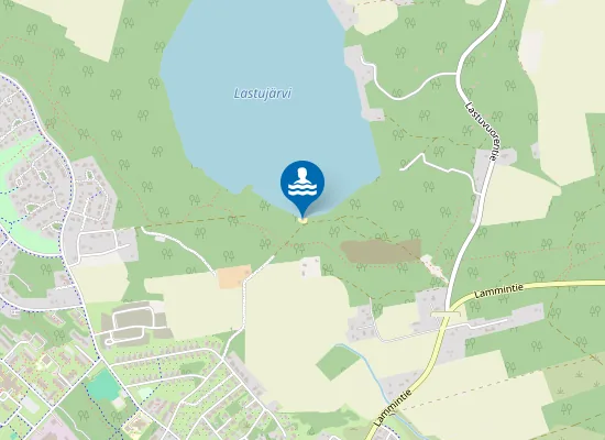 Map of Lastujärven uimaranta