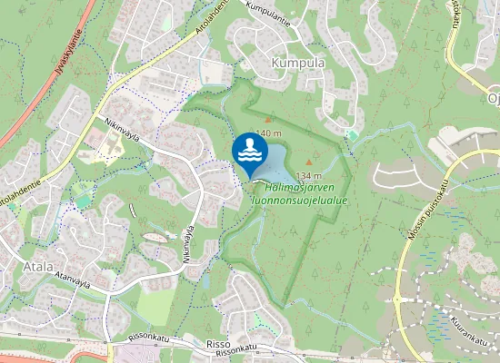 Map of Halimasjärven uimaranta