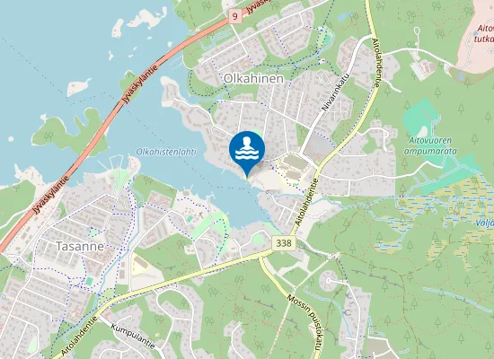 Map of Olkahisten uimaranta