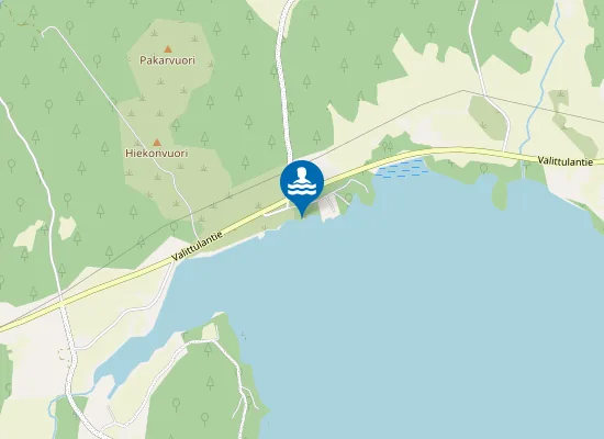 Map of Hiekon uimaranta