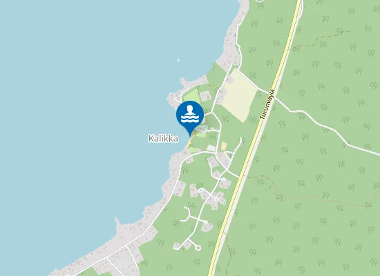 Map of Kalikka - Pyhäjärvi uimaranta