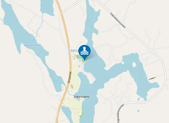Map of Sapsalammin kylätalon uimaranta