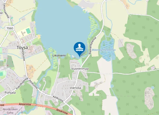 Map of Vuorenmaan ranta