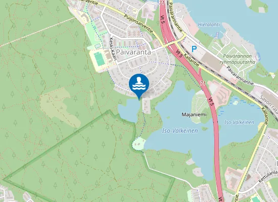 Map of Pieni valkeisenlampi