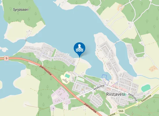 Map of Melalahden uimapaikka