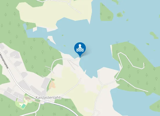 Map of Kaislastenlahden Uimaranta