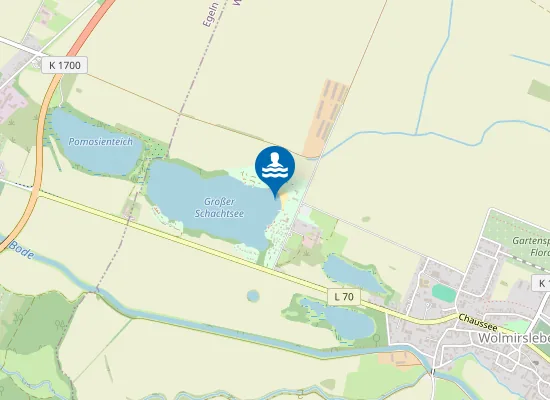 Map of WOLMIRSLEBENER SCHACHTSEE