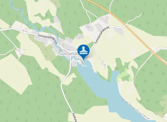 Map of Tuovilanlahden uimaranta