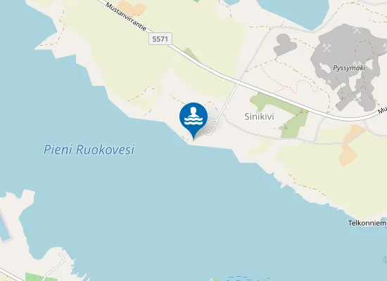 Map of Sinikiven Uimaranta