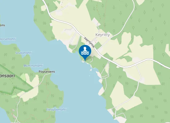 Map of Keyritty uimaranta
