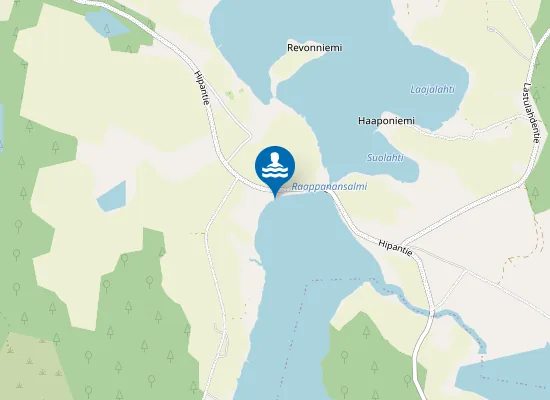 Map of Vuotjärven Uimaranta