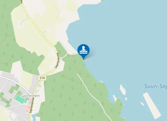 Map of Ruukinrannan uimaranta