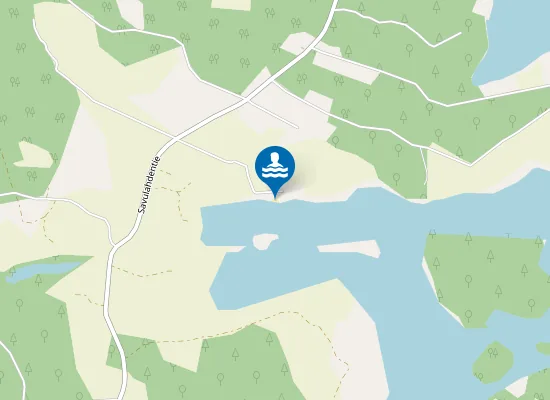 Map of Savulahden Uimaranta