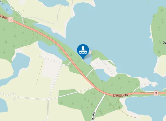 Map of Melarannan uimaranta