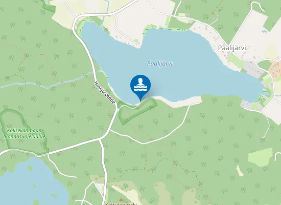 Map of Paalijärven uimapaikka