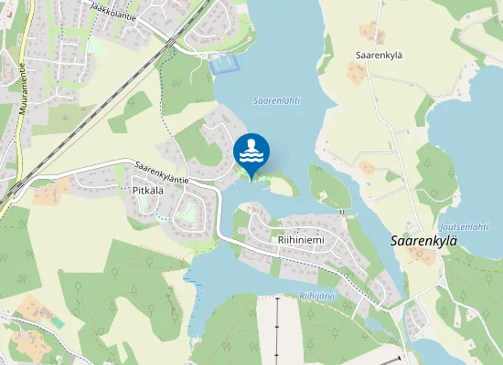 Map of Saarenlahden uimaranta