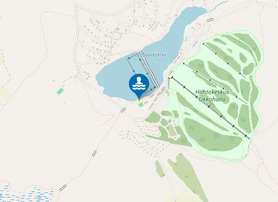 Map of Ukkohallan Uimaranta