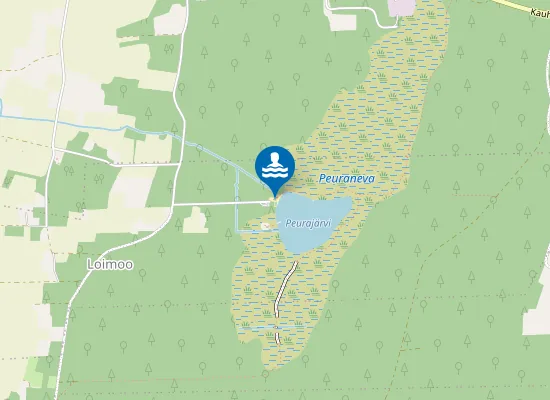 Map of Peurajärven uimaranta