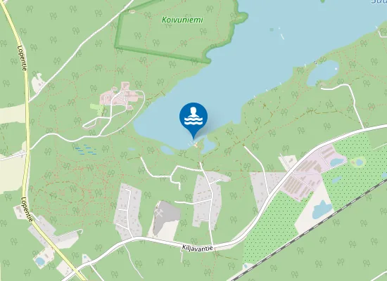 Map of Sääksjärven Röykän uimaranta